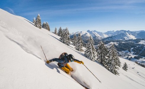 Les Gets freeride skiing