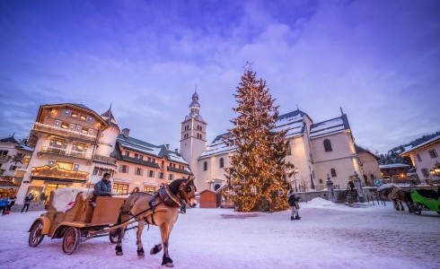 ©Simon Garnier - horse and carriage in ski resort 