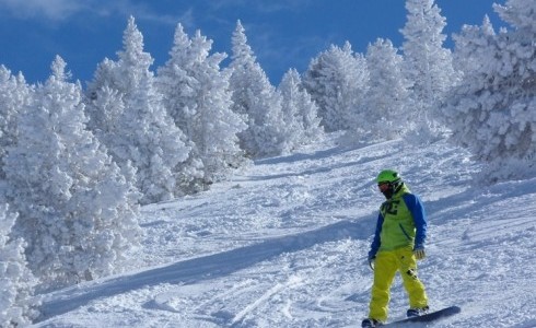 Pyrenees_Ax_3_Domaines_Snowboarder