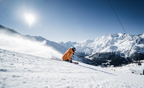Sass Fee - Great skiing