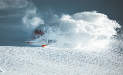 deep powder snow in Avoriaz