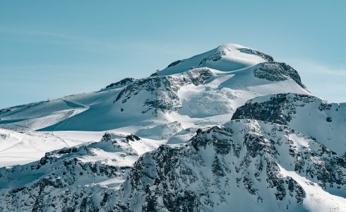 Tignes mountain view