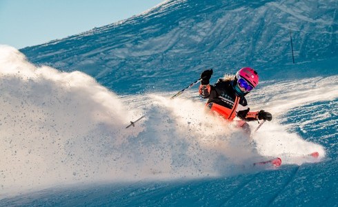 Tignes powder skiing