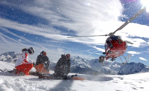 Heli skiing in Zermatt