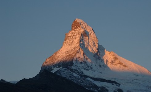 Skiing under the Matterhorn in Zermatt