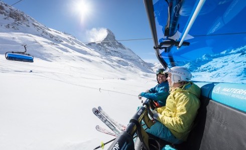 Chairlift in Zermatt