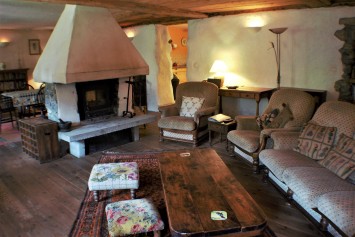 Lounge at la Ferme du Nant