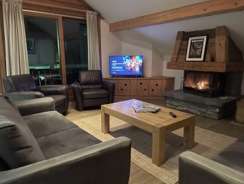 Lounge area in Atlas Sky Chalet-Apartment